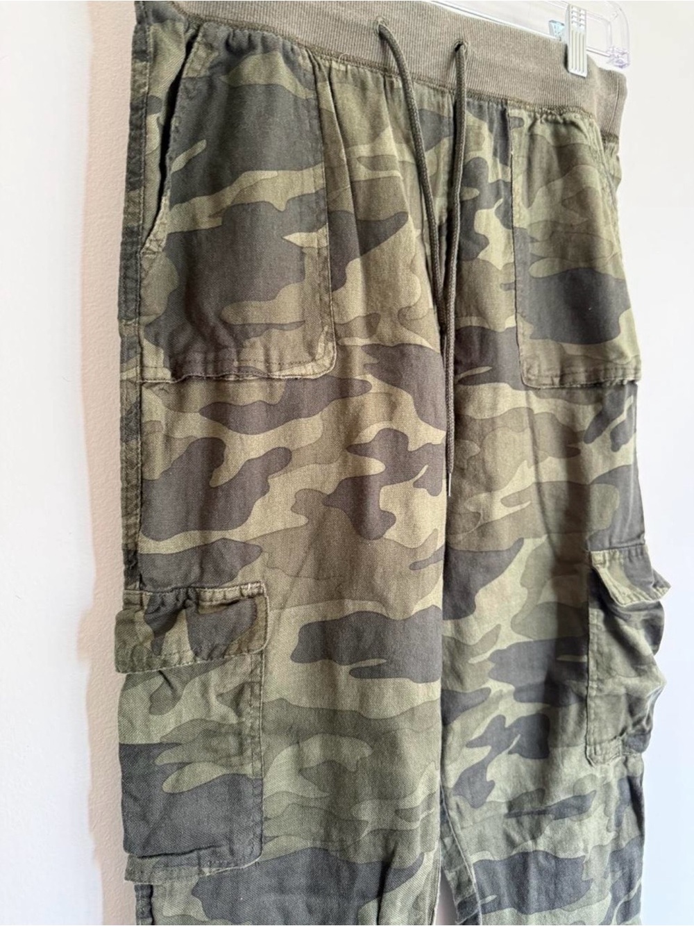 Garage Camo Cargo Jogger Pants Size M Camouflage Utility Streetwear Y2K